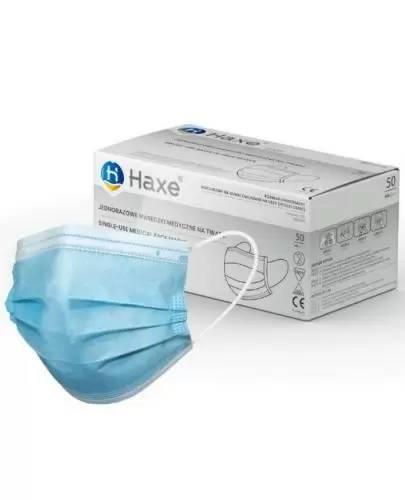 Haxe KZ-170A, jednorazowa maseczka medyczna na twarz, 50 sztuk